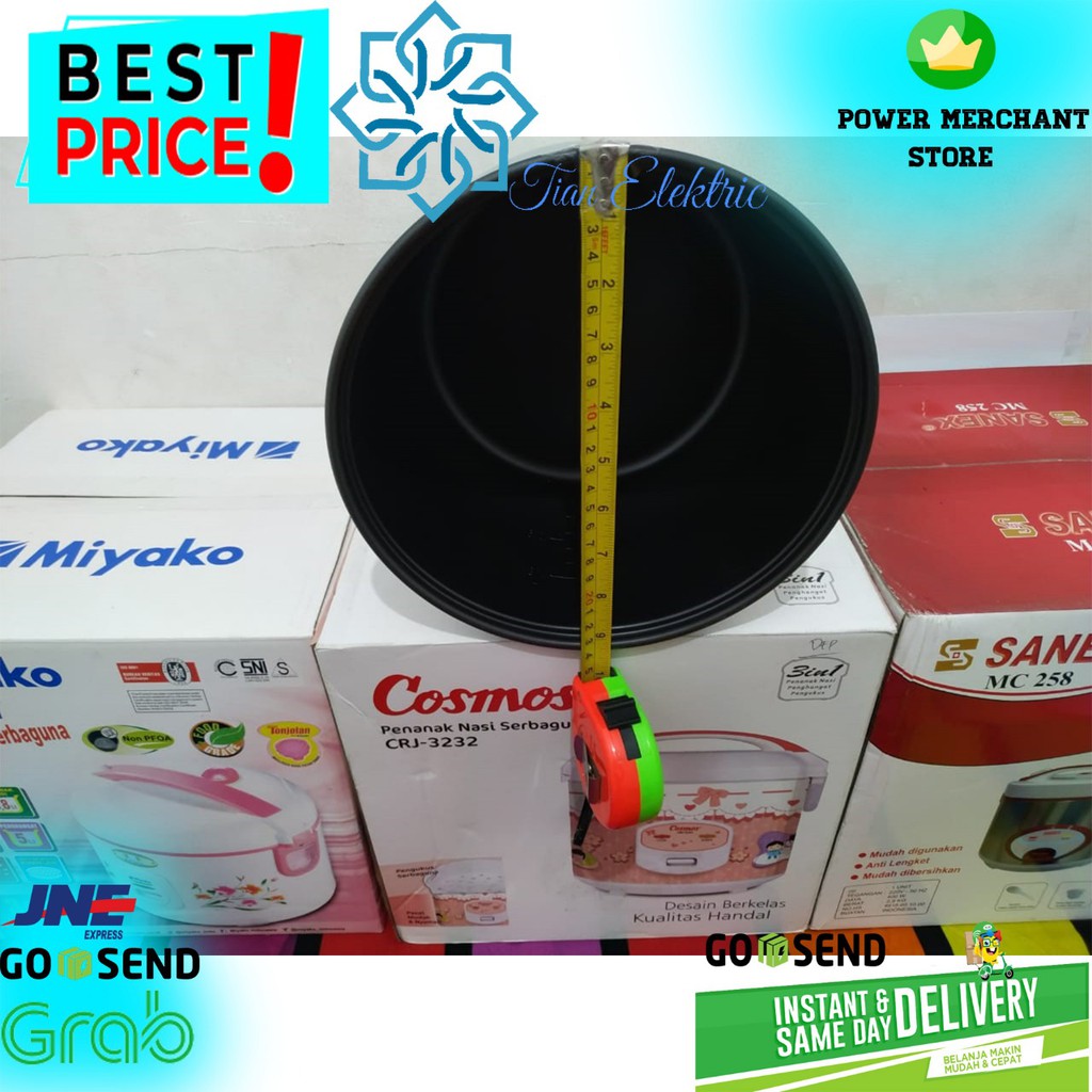 Panci MagicCom Serbaguna/All Merk 1,8Liter (Miyako, Cosmos, Sanex,DLL)