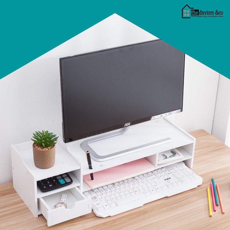 Meja Laptop Portable Kayu Meja Komputer Minimalis Stand Laptop Kayu Minimalis Dudukan Laptop Murah Meja Pc Monitor Aksesoris Leptop Tatakan Laptop Kipas Aluminium