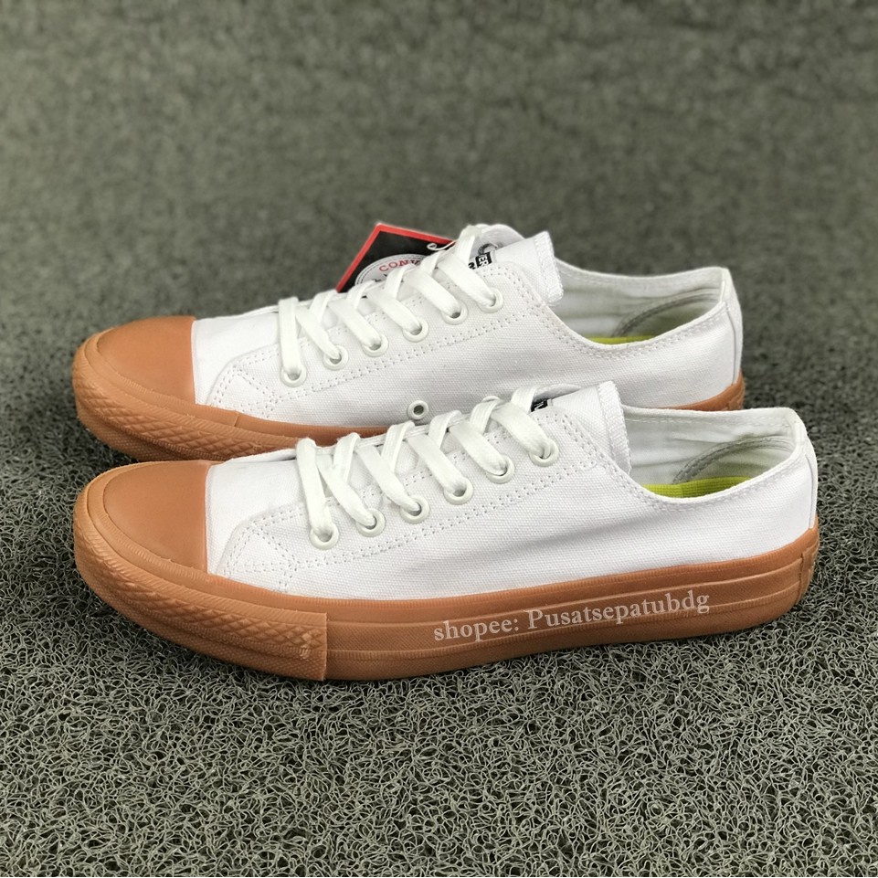 Sepatu Converse Chuck Taylor II Lunarlon Low White Gum