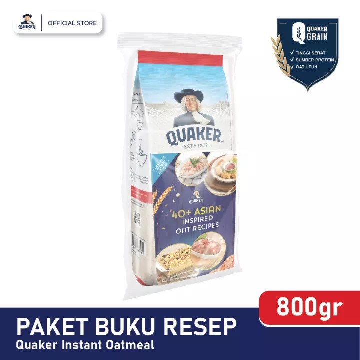 

Quaker OAT Instant 800 gr MERAH (FREE Buku Resep)