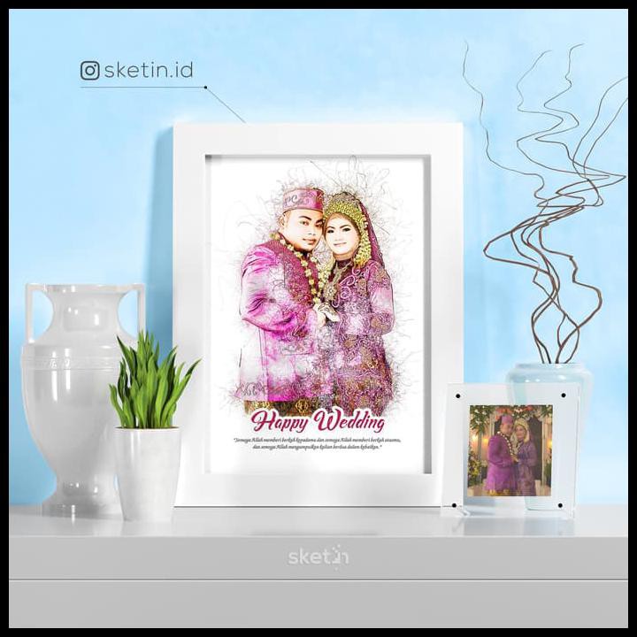 

DISKON DESAIN SKETSA PENSIL WAJAH A4 COUPLE KADO WISUDA / NIKAH / ULANG TAHUN - HITAM !!!!!