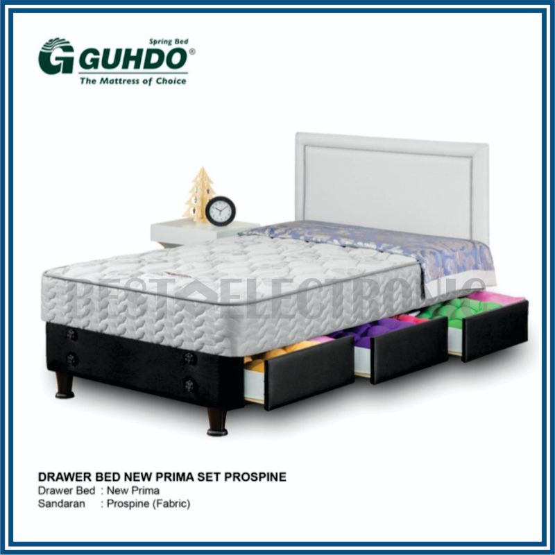 Springbed Guhdo Drawer bed New Prima Laci - Full Set Prospine.