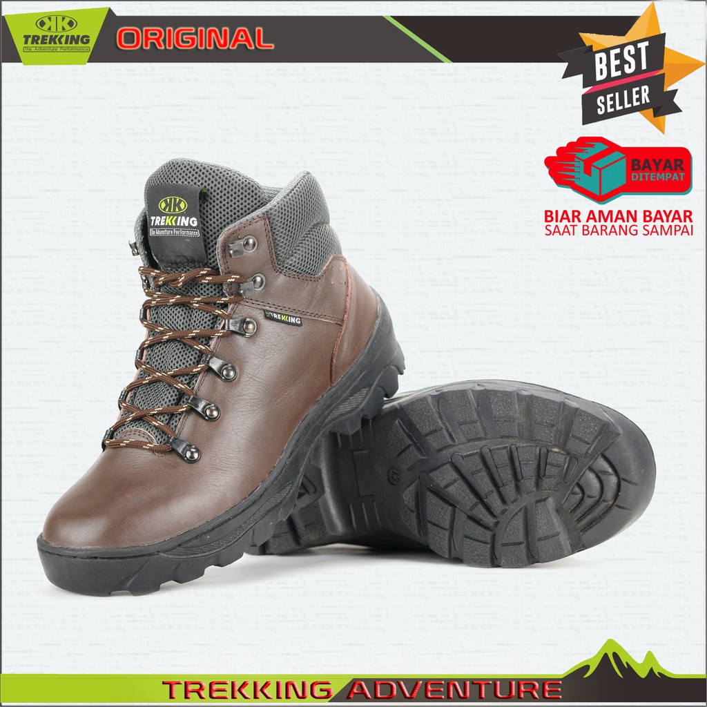 sepatu gunung pria / sepatu trekking tms 124