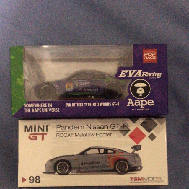 Mini gt pandem malataw fighter & mini gt pop race eva racing aape
