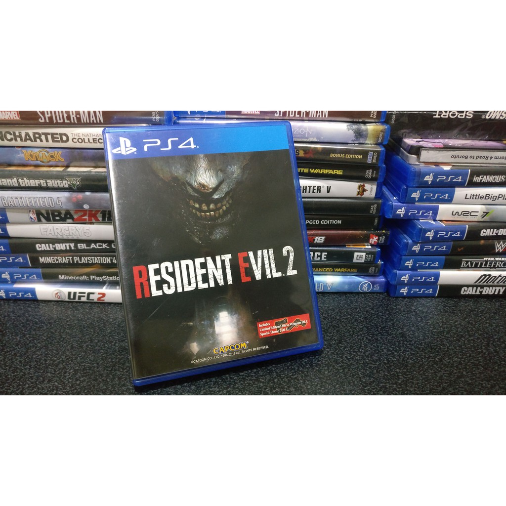resident evil 2 re2 remake cd ps4 new murah sealed!