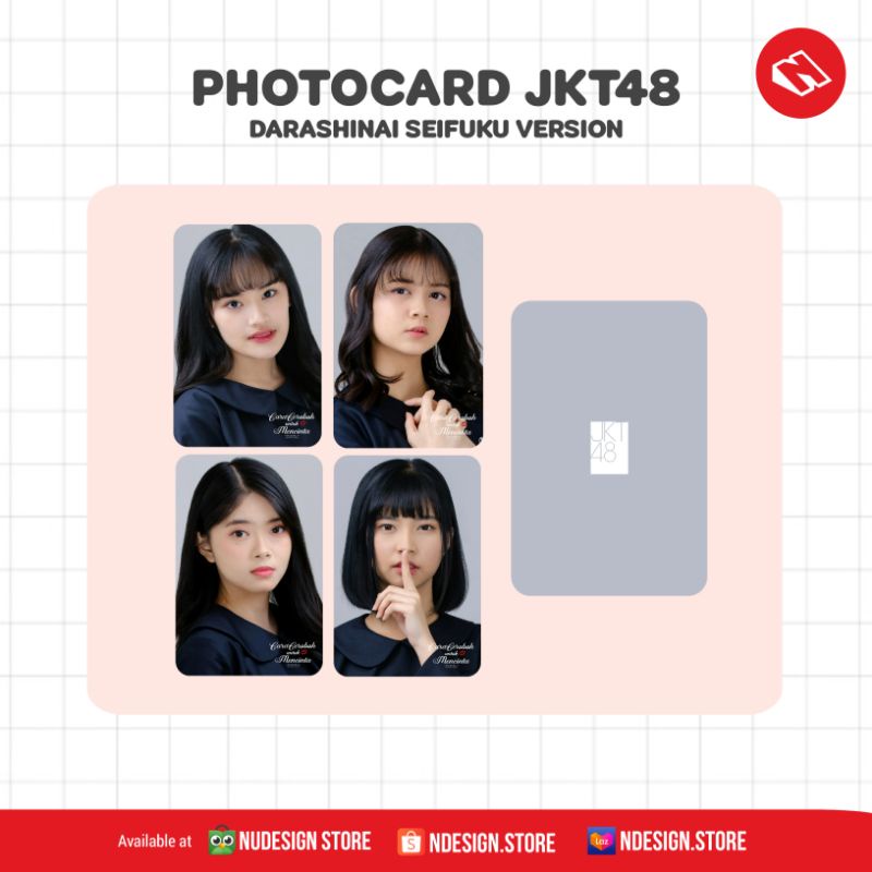 NDESIGN - PHOTOCARD JKT48 DARASHINAI SEIFUKU VERSION