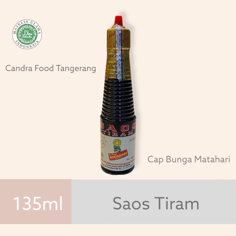 Saos Tiram Halal Cap Bunga Matahari 135ml Dan 275ml