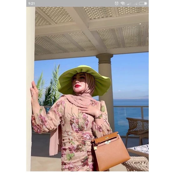 dress cantik flower Shella saukia