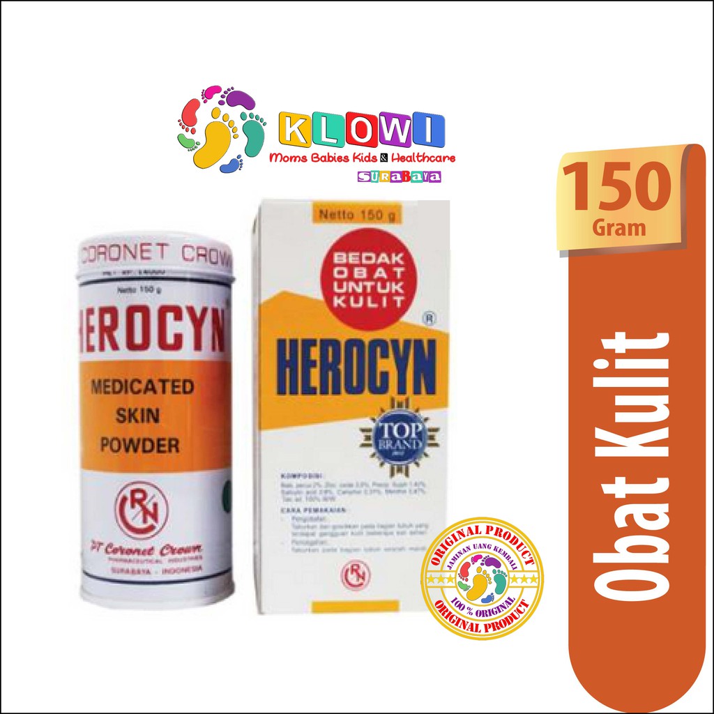 Herocyn Bedak Obat untuk Kulit - Isi 150 gram