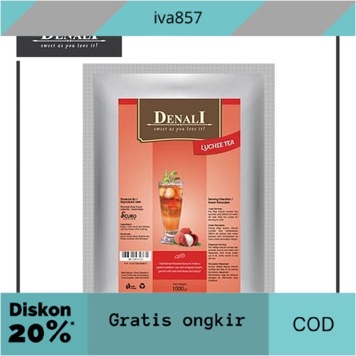 

PROMO Denali lychee tea powder GRATIS ONGKIR
