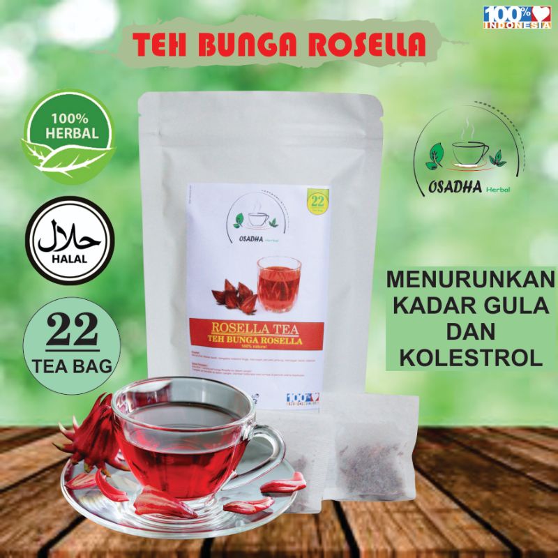 

TEH BUNGA ROSELLA. ampuh menurunkan kolestrol & gula darah