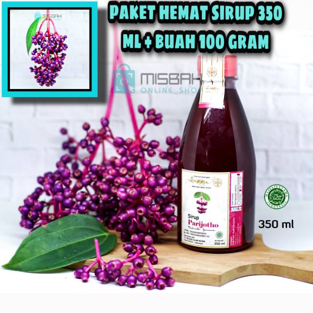 

Sirup parijoto 350 ml & buah parijotho khas sunan muria promil penyubur kandungan