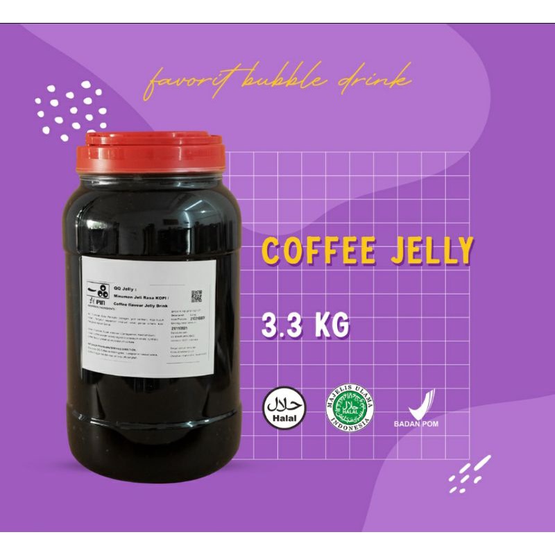 

QQ Coffee Jelly ITPIN (SAMA DENGAN YANG DIPAKAI STARB*CKS, J*ANJI JIW*, KOPI KEN*NGAN)