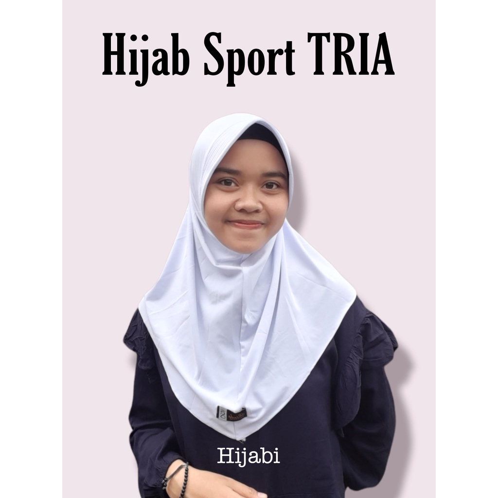 Hijab Sport TRIA Kerudung Olahraga Sporty Pet Kecil