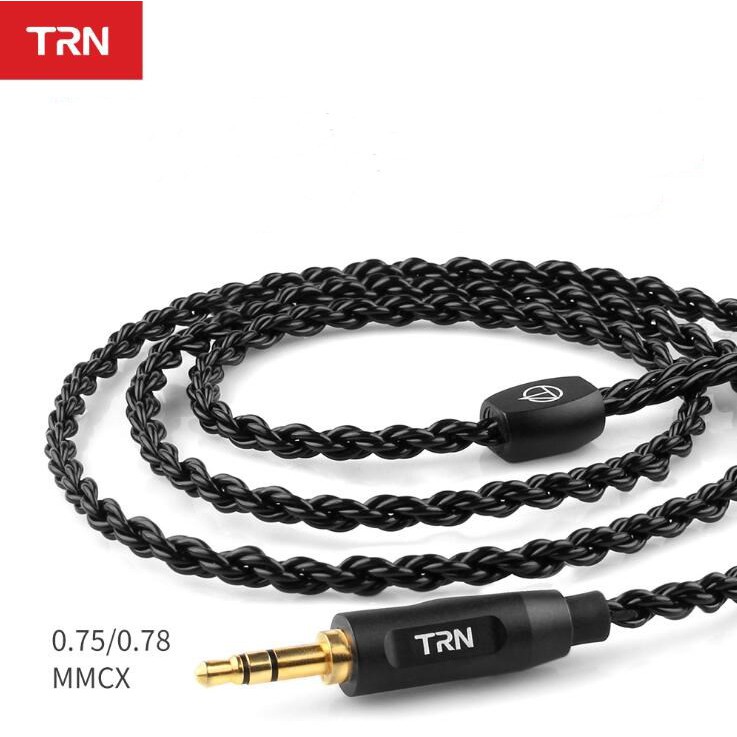 Trn 6 Core Kabel Kepang High Purity Bahan Tembaga iem 2Pin mmcx