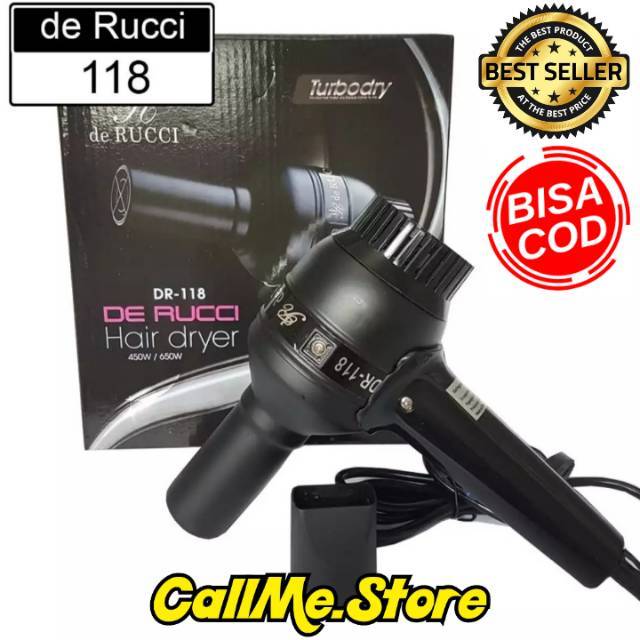 Hair Dryer De Rucci Tipe DR-118