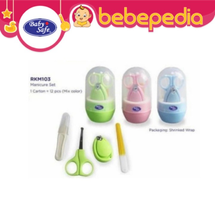 BABY SAFE MANICURE SET RKM103 | Gunting Kuku Bayi