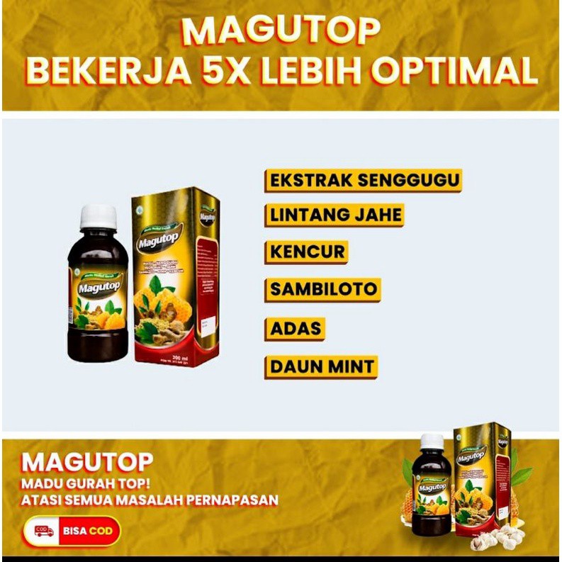 

Madu Gurah Magutop Obat Herbal Mengatasi Bronkitis, Sinusitis, Radang Tenggorokan, Batuk Menahun, dan Asma