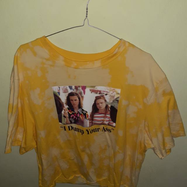 Kaos tie dye pull and bear x stranger things size M