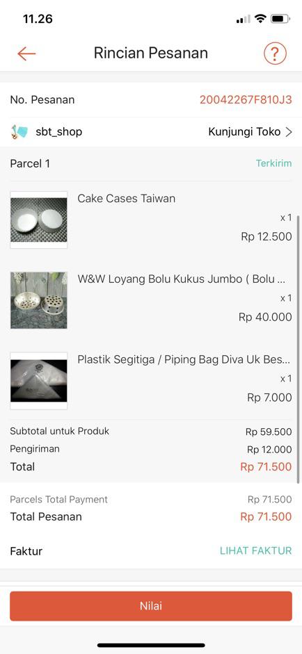 Plastik Segitiga / Piping Bag Diva Uk Besar / 10 Lembar