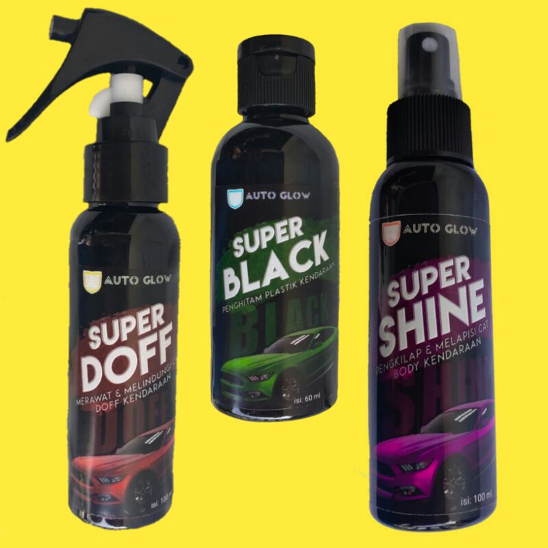 [COD] Super Doff 60ML Free Lap Microfaiber Pengkilap Body Motor Doff Mobil Doff Matte By Auto Glow