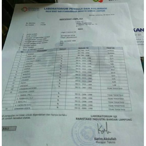 

Dmu98 VIRGIN COCONUT OIL (VCO) 250MLl :.
