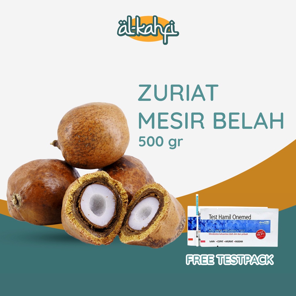 Buah Zuriat Mesir Belah 500 Gram Promil Free Test Pack Original Doum Mesir