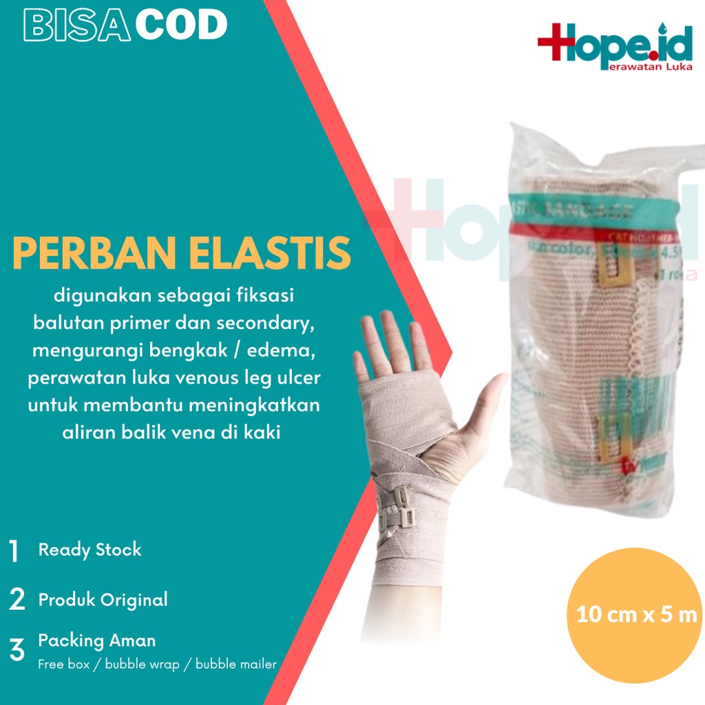 Crepe Bandage | Perban Elastis | Ukuran 10cm x 4,5m Winner