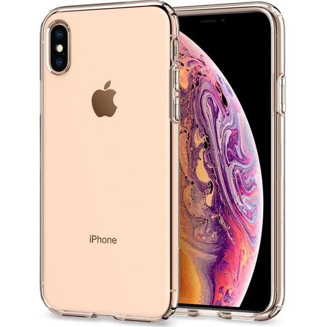Case iPhone XS / iPhone X Spigen Liquid Crystal Casing - Crystal Clear