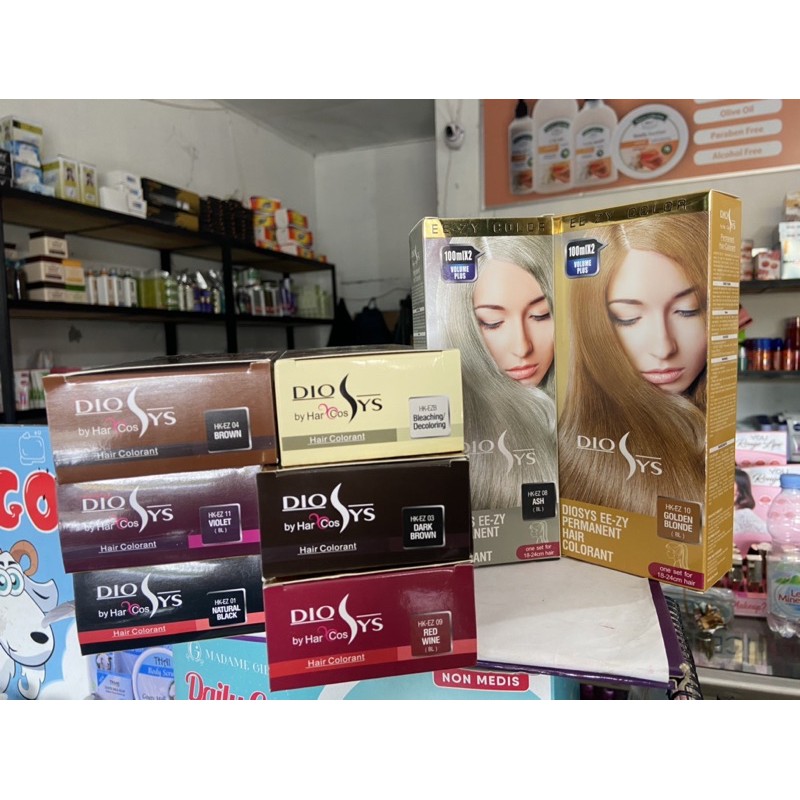 ui,iz - DIOSYS EE-ZY HAIR COLORING 2 X 100 ML - CAT RAMBUT