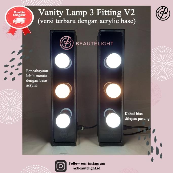 Beautelight Vanity Light Box | Lampu Make Up | Fitting Lampu Make Up