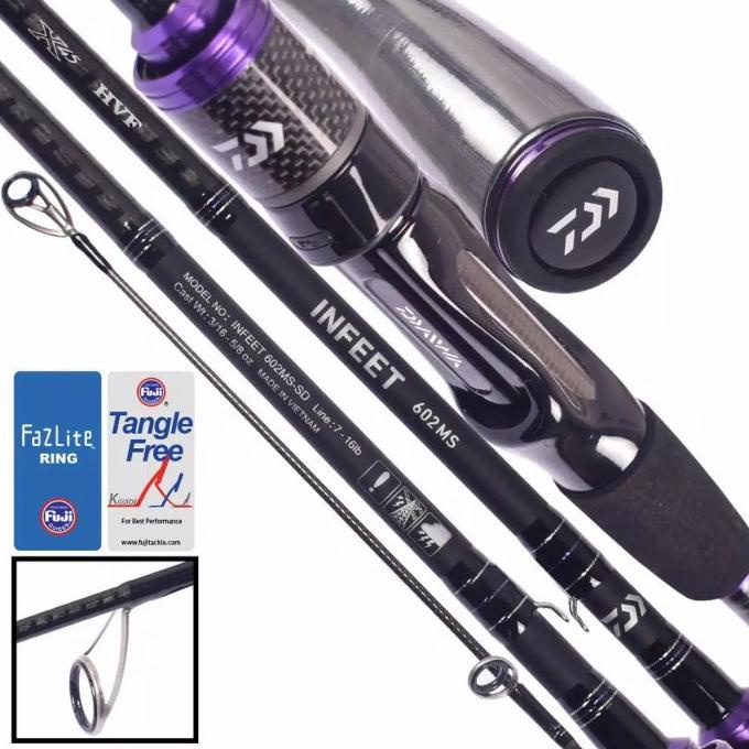 Joran Spinning Daiwa Infeet Ukuran 602 MS
