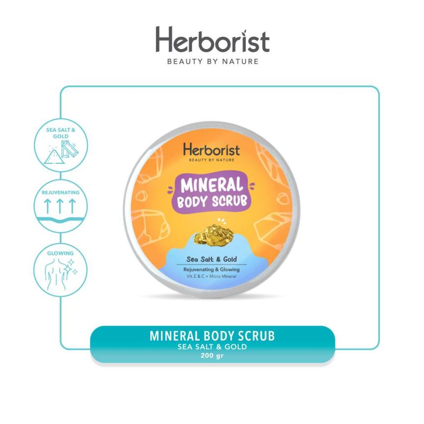 Herborist Mineral Body Scrub - 200gr