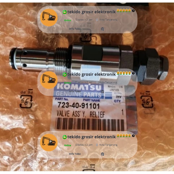 Relief valve 723-40-91101 723 40 91101