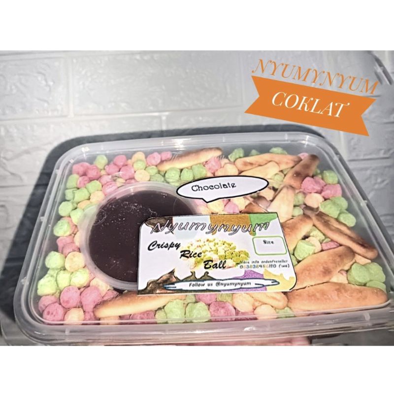 

snack nyumy-nyum cocol coklat bermacam