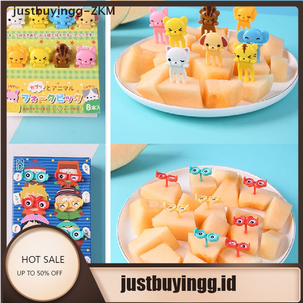 [justbuyingg- enough stock ] Bento Vegetable Crockery Cute Mini Toddler Children Fruit Forks Toothpicks [zkm]