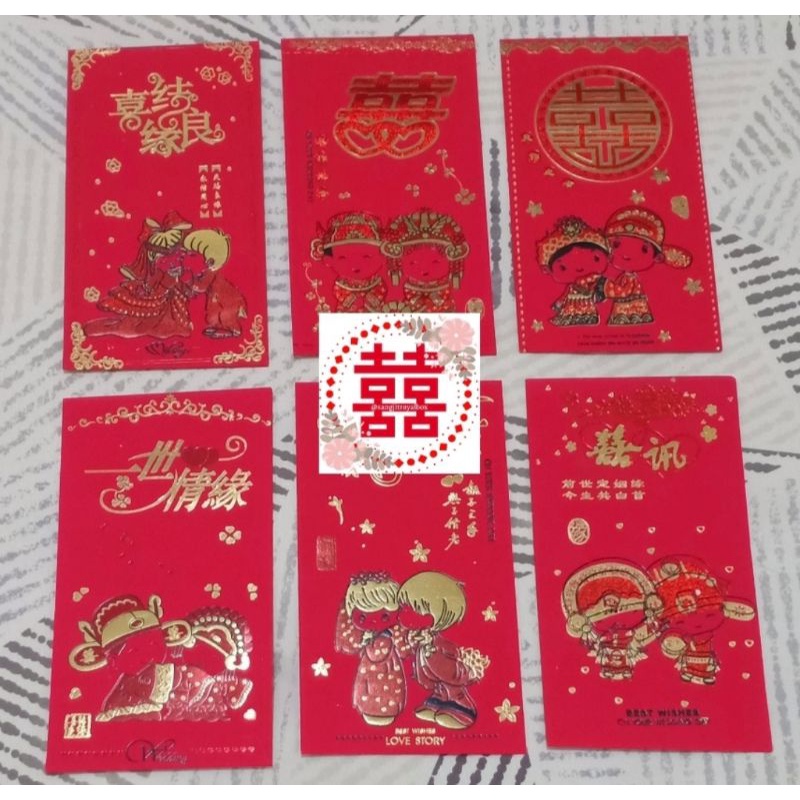 

angpao panjang motif MIX / CAMPUR isi 6pcs