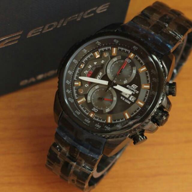 Jam Tangan Casio Edifice EF-558 Black Original BM
