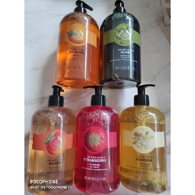 Jual The Body Shop Shower Gel 750ml The Body Shop Shower Gel 60ml The Body Shop Spa of the World