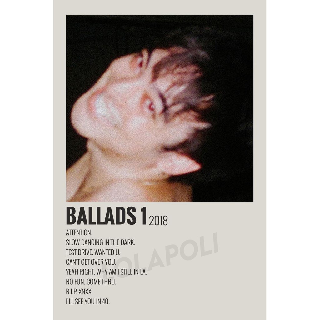 Poster Cover Album Ballads 1 - Joji
