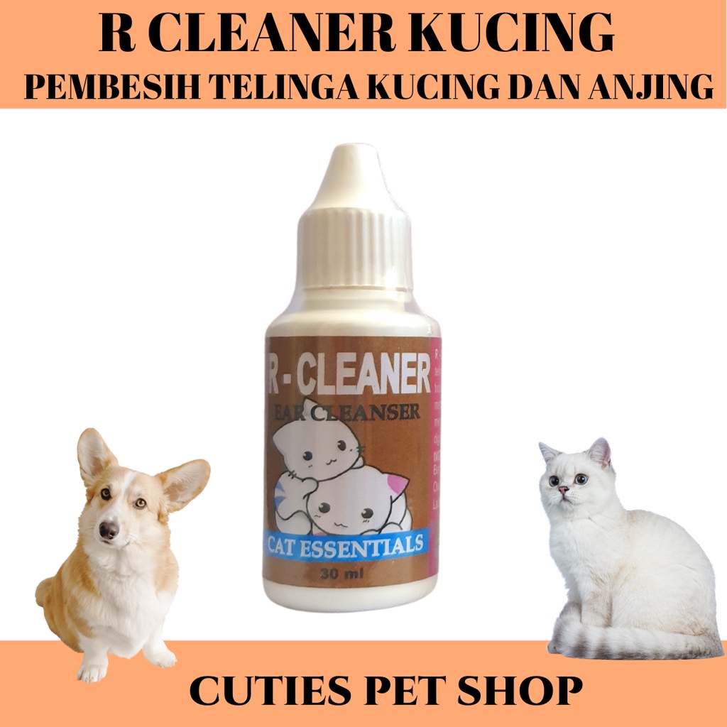 R CLEANER PEMBERSIH TELINGA KUCING ANJING / OBAT PEMBERSIH TELINGA