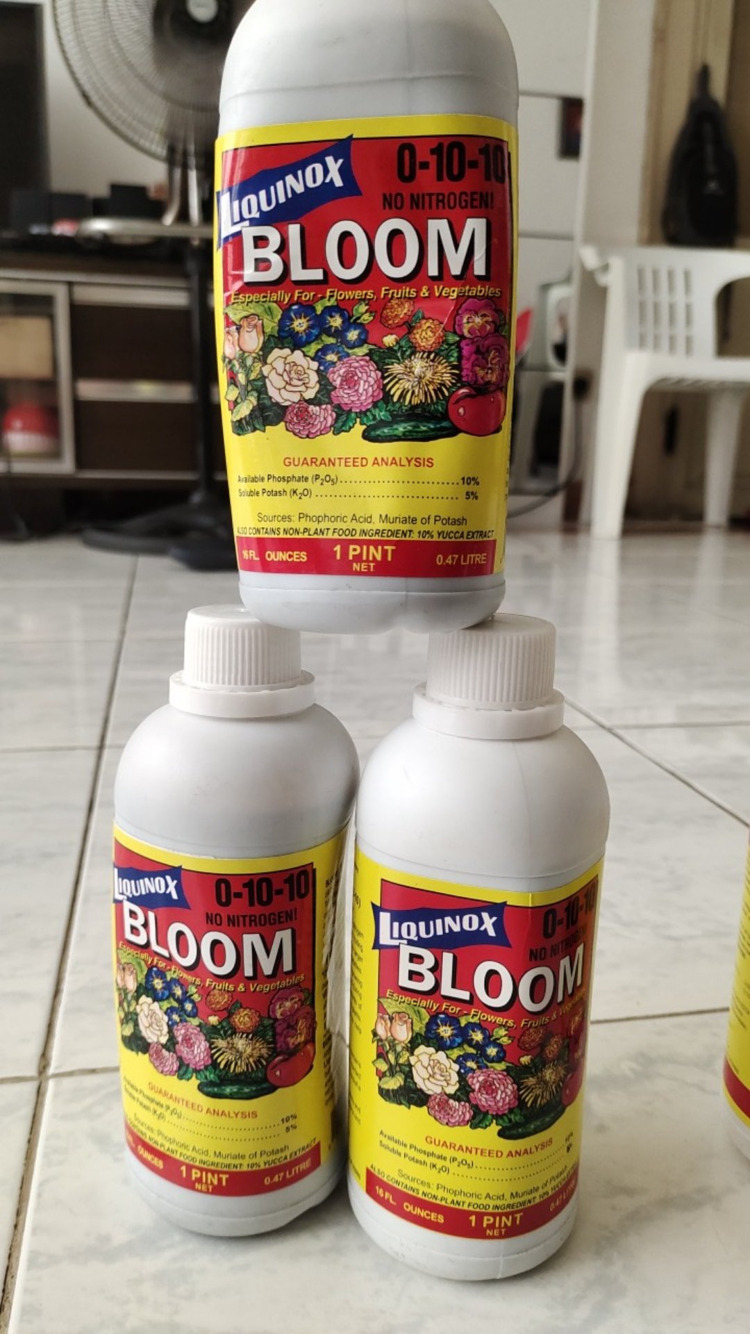 Pupuk Liquinox Bloom ( 0-10-10 ) - 470 Ml