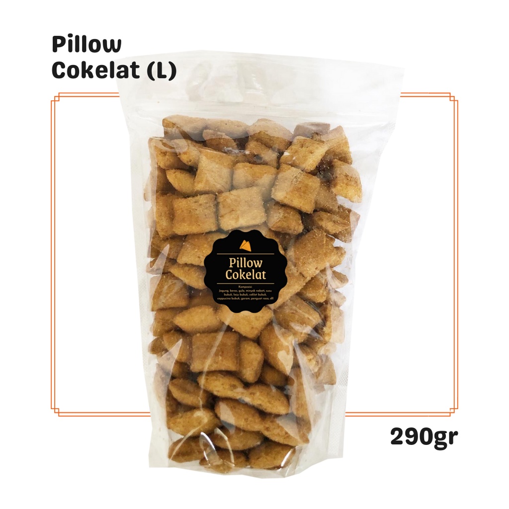 

Pillow Cokelat (L) 290gr / Snack Cemilan Piloko / Camilan Coklat Manis