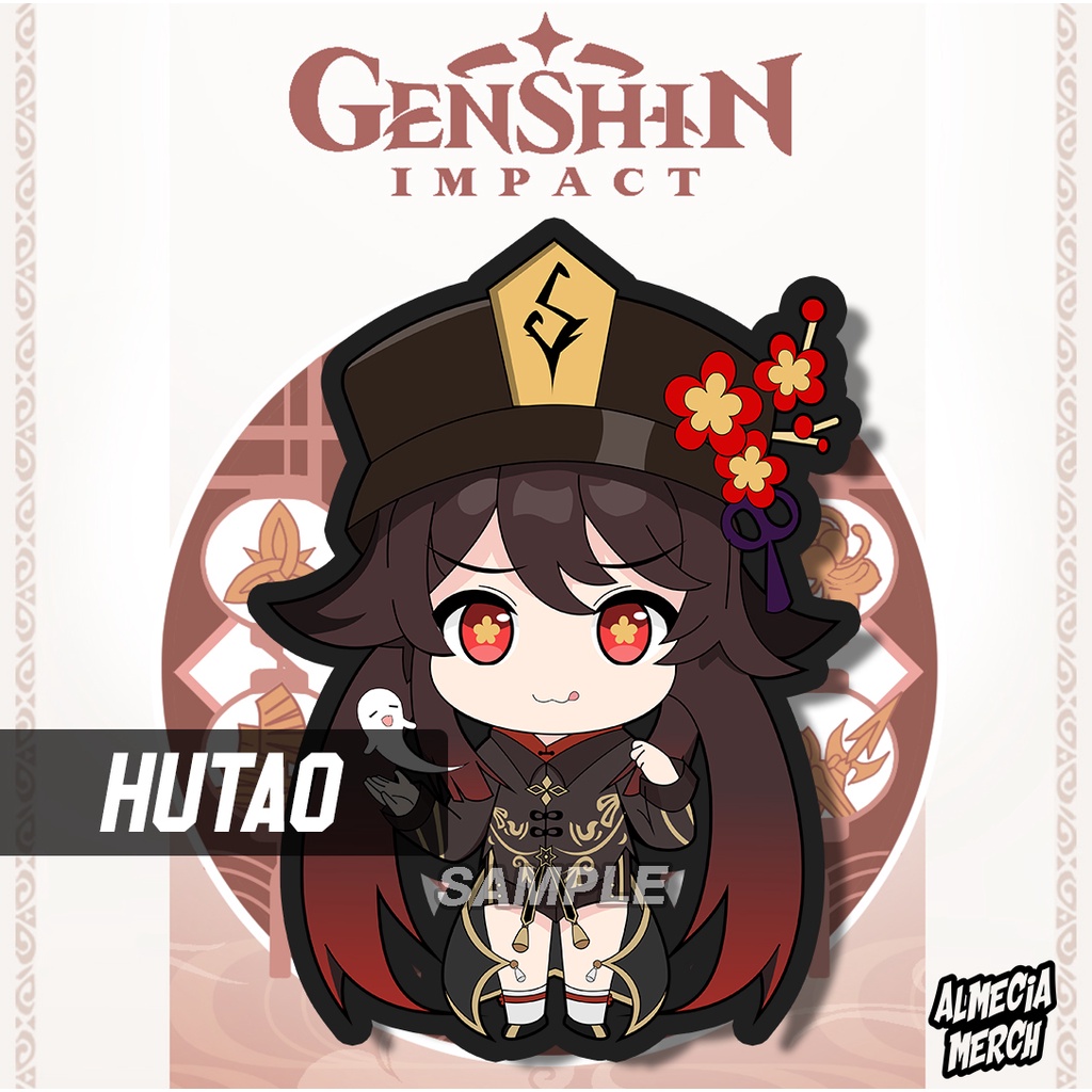 Gantungan Kunci Genshin Impact Hu Tao / Keychain Hu Tao Genshin Impact