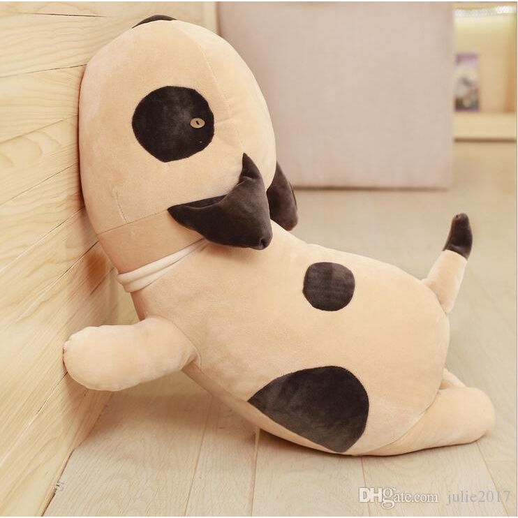 Boneka Anjing Bull Terrier Dog Plush Doll ukuran 55cm