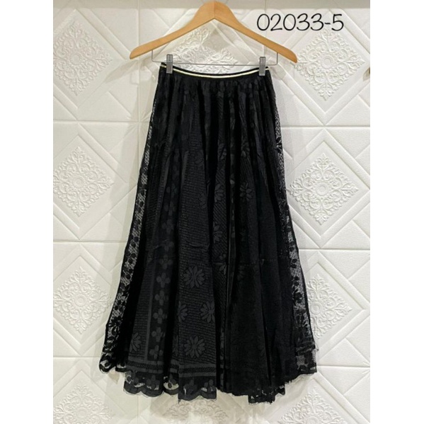 2033-5# Rok Tutu Brukat Panjang Import Premium