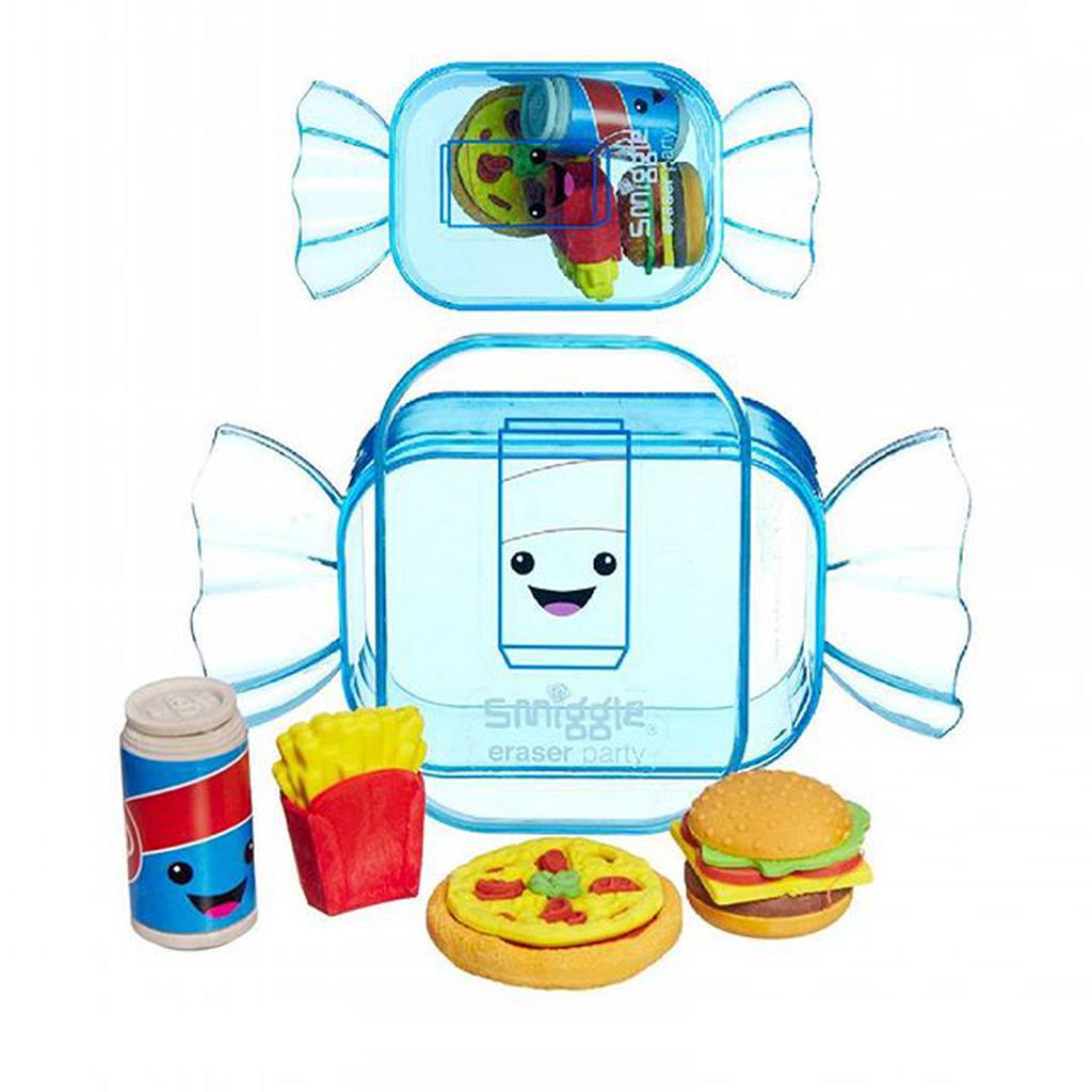 

Smiggle Party Eraser Tub Blue