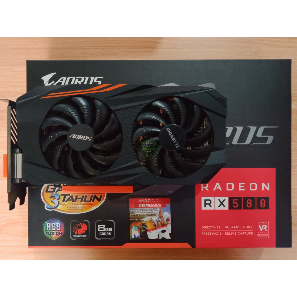 Gigabyte Aorus RX580 8GB