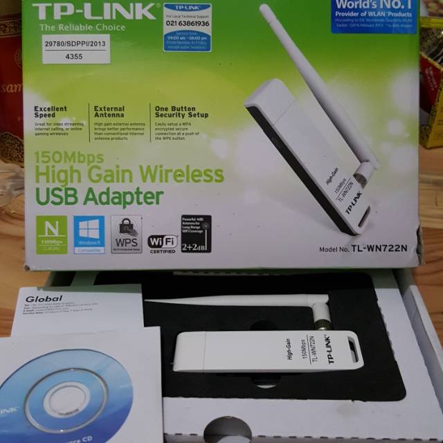 TP Link TL-WN722N V1 - Fullset Harga Spesial