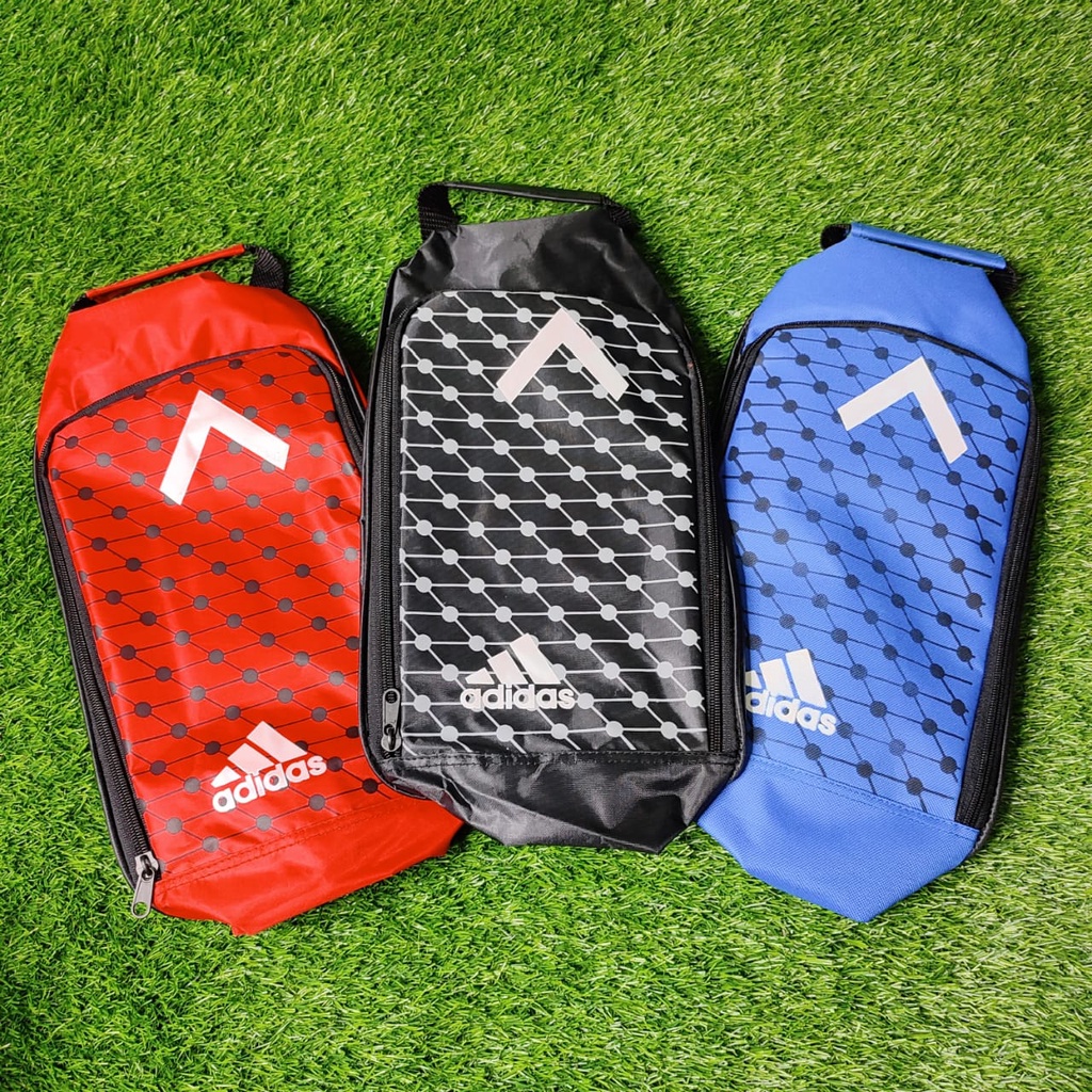 TAS SEPATU BOLA TAS SEPATU FUTSAL ADIDAS TAS OLAHRAGA PRIA COWO BISA DIJINJING TENGTENG & SELEMPANG